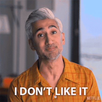 A Man In A Yellow Shirt Says I Don T Like It GIF