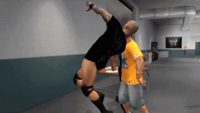 A Man In A Yellow Shirt With A W Logo On It GIF
