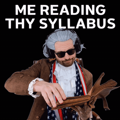 A Man In An American Flag Costume Is Reading A Book GIF
