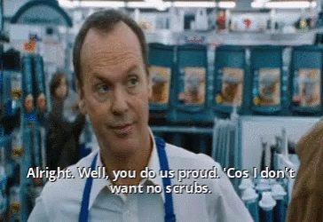 A Man In An Apron Says Alright Well You Do Us Proud Cos I Don 'T Want No Scrubs . GIF