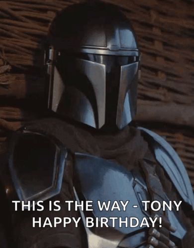 Man In Armor Happy Birthday Tony GIF