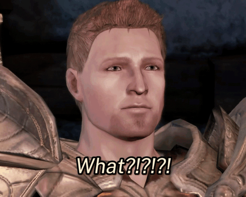 A Man In Armor Says What ? ! ? GIF