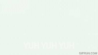 A Man Is Dancing In A Room With The Words Yuh Yuh Yuh Written On The Bottom GIF