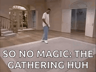 A Man Is Dancing On A Rug In A Living Room . GIF