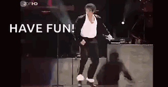 Man Dancing With Have Fun Caption GIF