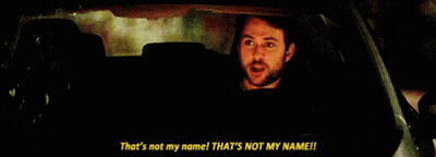 A Man Is Driving A Car And Saying That 'S Not My Name ! That 'S Not My Name ! GIF