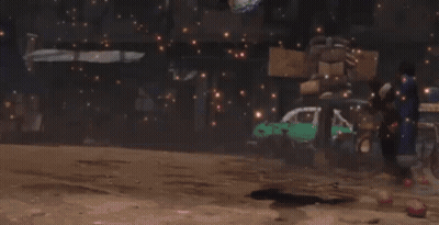 A Man Is Giving The Middle Finger In A Video Game While Wearing A Watch . GIF