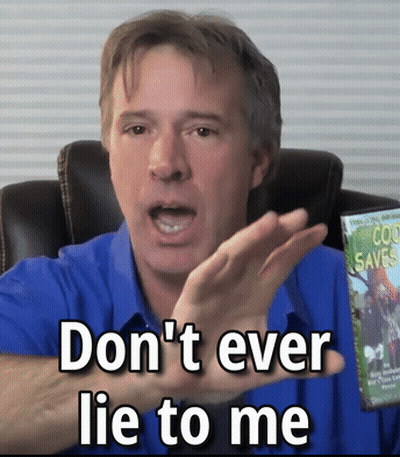 A Man Is Holding A Dvd That Says Cool Saves GIF