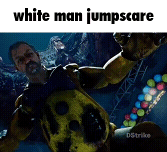 A Man Is Holding A Turtle In A Video Game And The Caption Says White Man Jumpscare . GIF