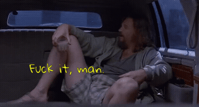A Man Is Laying In The Back Of A Car With The Words Life Goes On Man Written Below Him GIF