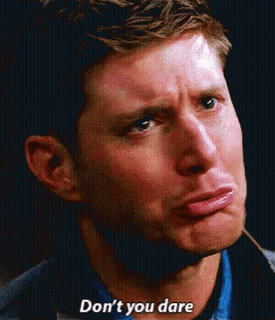 A Man Is Making A Funny Face And Saying Do N't You Dare GIF