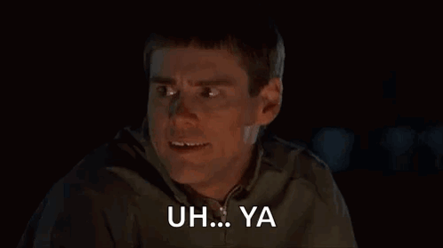 A Man Is Making A Funny Face And Saying Uh ... Ya . GIF