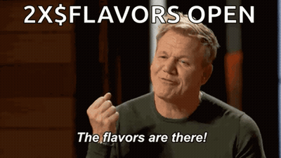 A Man Is Making A Funny Face While Saying The Flavors Are There . GIF