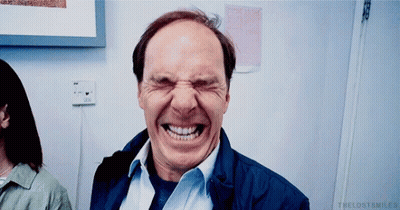 A Man Is Making A Funny Face With The Words The Lost Smiles Visible Below Him GIF