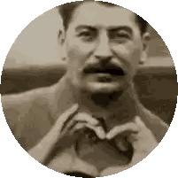 A Man Is Making A Heart Shape With His Hands Sticker