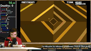 A Man Is Playing A Game Called Pentagon GIF