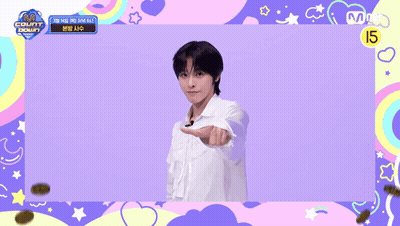 A Man Is Pointing At The Camera With Coins Falling Around Him And A Sign That Says ' Count Down ' On It GIF