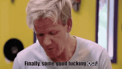 A Man Is Saying Finally Some Good Fucking Qql GIF