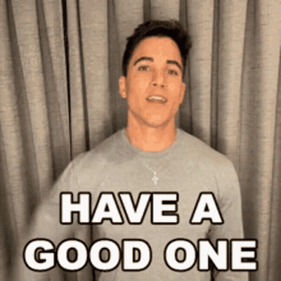 A Man Is Saying Have A Good One GIF