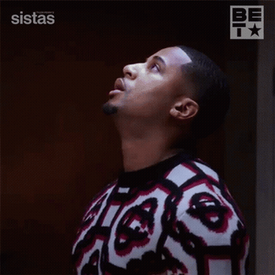 A Man Is Saying I Ain 'T Afraid Of Nothing . GIF
