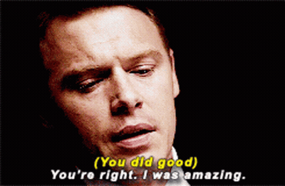 A Man Is Saying " You Did Good " And " You 'Re Right " GIF
