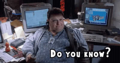 A Man Is Sitting At A Desk Holding A Can Of Soda And Asking Do You Know ? GIF