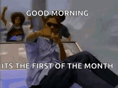 A Man Is Sitting In A Car And Making A Funny Face . GIF
