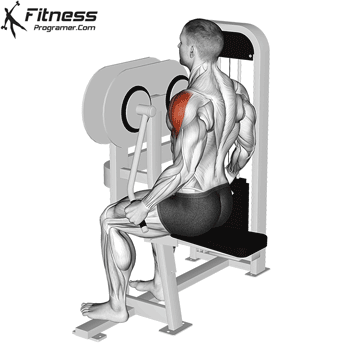 A Man Is Sitting On A Bench In Front Of A Machine That Says ' Fitness ' On It GIF