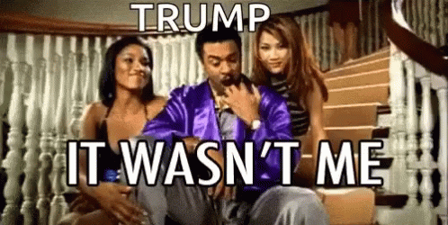A Man Is Sitting On A Set Of Stairs Next To Two Women . GIF