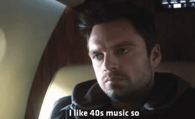 A Man Is Sitting On An Airplane And Says I Like 40S Music So GIF