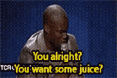 A Man Is Speaking Into A Microphone And Says " You Alright ? " GIF