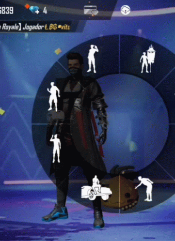 A Man Is Standing In A Circle With The Number 6:39 On The Top GIF