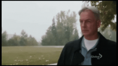 A Man Is Standing In A Field With A Global Hd Logo On The Bottom Right GIF