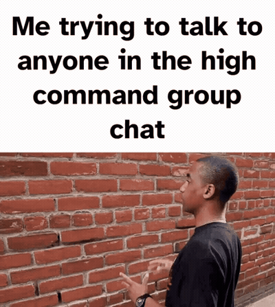 A Man Is Standing In Front Of A Brick Wall With A Caption That Says Me Trying To Talk To Anyone GIF
