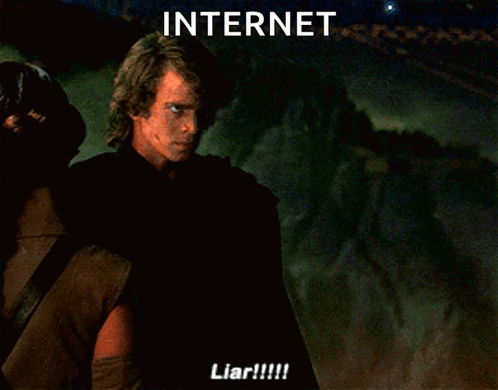 A Man Is Standing In Front Of A Poster That Says Internet GIF