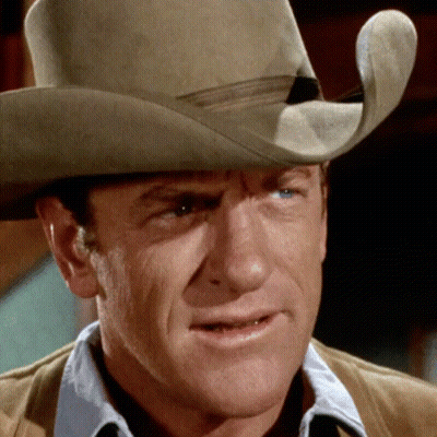 A Man Is Wearing A Cowboy Hat And A Brown Jacket GIF