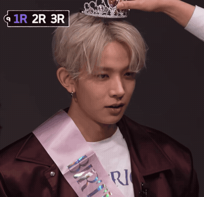 A Man Is Wearing A Sash That Says Bride GIF