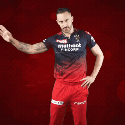 A Man Is Wearing A Shirt That Says Muthoot Fincorp On It GIF