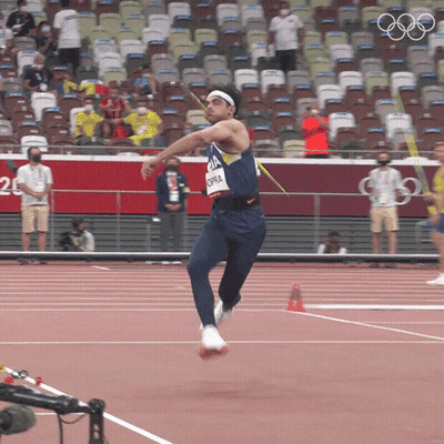 A Man Jumping In The Air With The Name Opra On His Back GIF