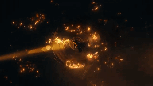 A Man Laying On A Golden Hour Record GIF