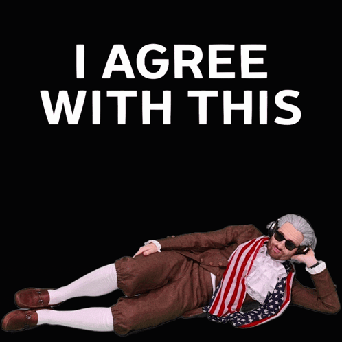A Man Laying On The Floor With The Words I Agree With This GIF