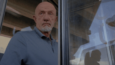 A Man Looking Out Of A Window With The Words Well Gee That 'S Swell GIF