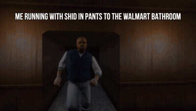 A Man Running With A Huge Explosion Coming Out Of His Head GIF