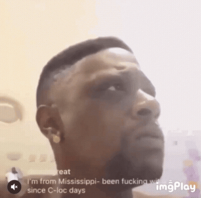 A Man 'S Face Is Shown With The Caption I 'M From Mississippi- Been Fucking Since C-Loc Days .. GIF