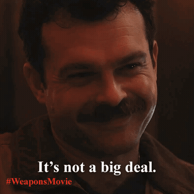A Man 'S Face Is Shown With The Words It 'S Not A Big Deal Below It GIF