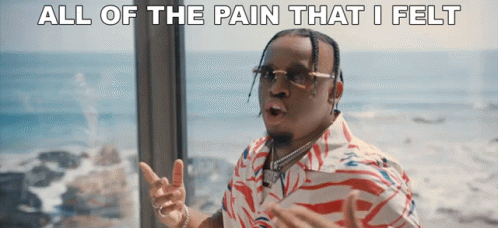 A Man Says All Of The Pain That I Felt While Standing In Front Of The Ocean GIF
