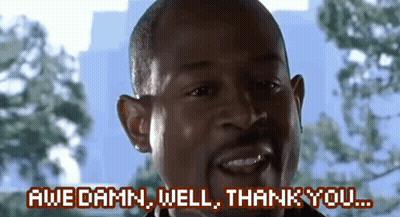 A Man Says Awe Damn Well Thank You GIF