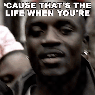 A Man Says " Cause That 'S The Life When You 'Re " In A Crowd Of People GIF