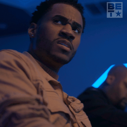 A Man Says Do It Again In Front Of A Be Tv Logo GIF