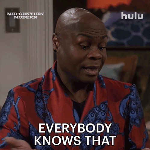 A Man Says Everybody Knows That While Wearing A Red And Blue Robe GIF